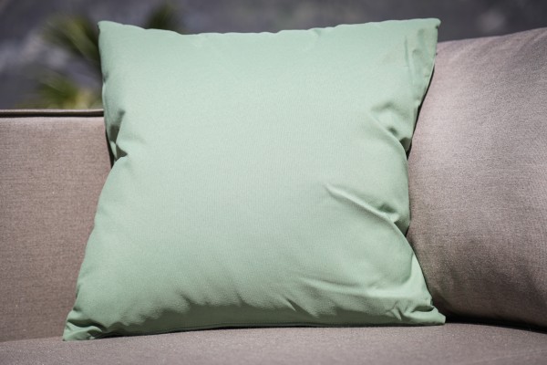 All-weather throw pillow, apple green