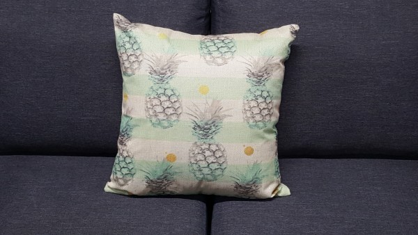 Decorative pillow pineapple striped