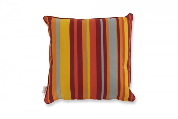 Decoration cushions orange stripes