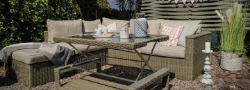 Functional rattan loungers