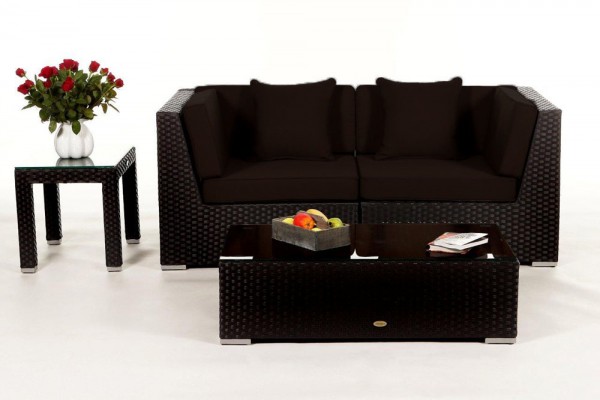 Sunrise Lounge - cushion cover set black