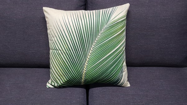 Decorative pillow Palmblatt