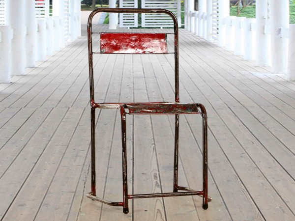 Bali Blechstühle Set rot Art.-Nr. 100871