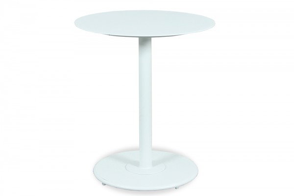 Checker Round Bistro Table white Art.-Nr. 10084