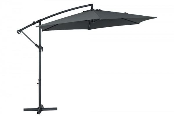 Pluton cantilever umbrella 300 cm grey Art.-Nr. 10093