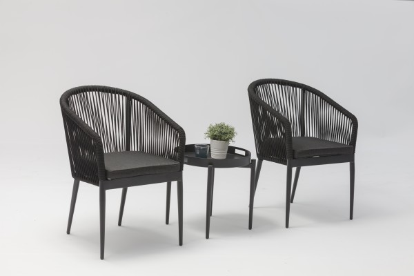 Furylini armchair set black