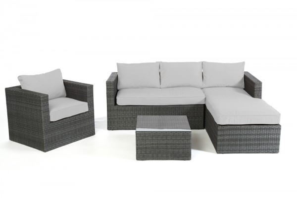 Brooklyn Rattan Lounge - cushion cover set grey